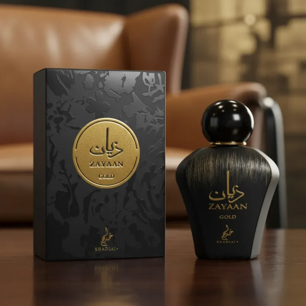Khadlaj Zayaan Gold Edp 100 Ml Masculino - Imagem 9