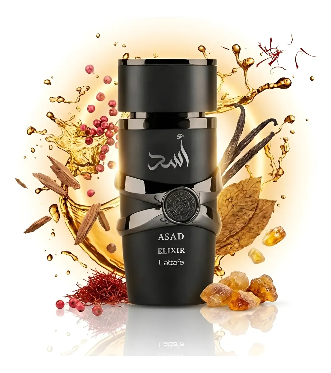 Perfume Masculino Árabe Asad Elixir Lattafa 100ml - Imagem 2
