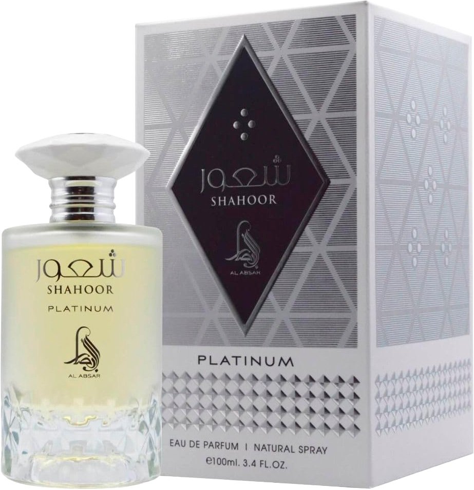 Perfume Unissex Shahoor Platinum Edp Spray 100ml