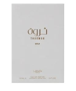 Perfume Árabe Tharwah Gold Lattafa Feminino Eau de Parfum 100ml - Imagem 2